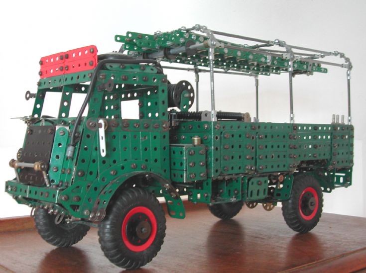 Bedford QL Army Fire Tender in Meccano