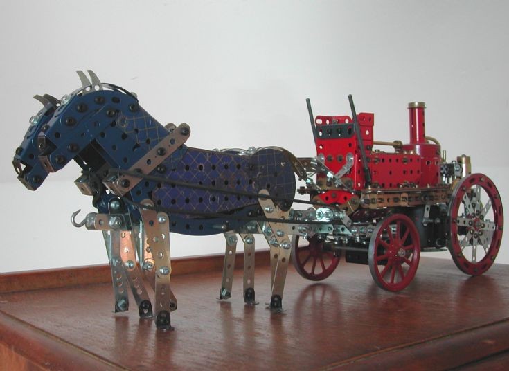 Shand Mason steam pump in Meccano