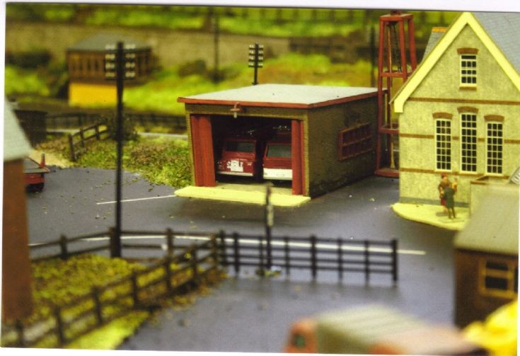 Model of Cheam Village Fire Station