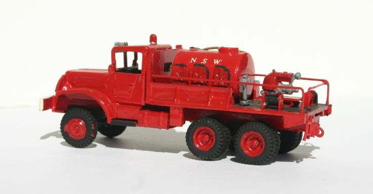 Australia fire engine model. 1:76 scale. 