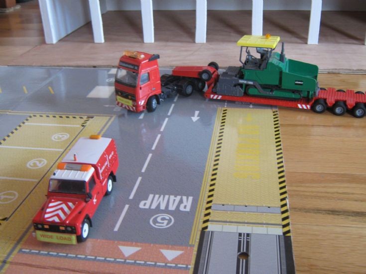 Wide Load Volvo lorry