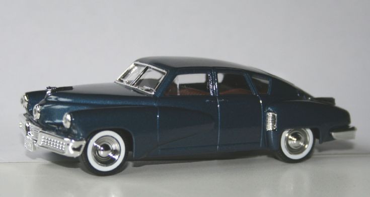 A model of a 1948 Tucker Torpedo made by Solido in the scale 1 43