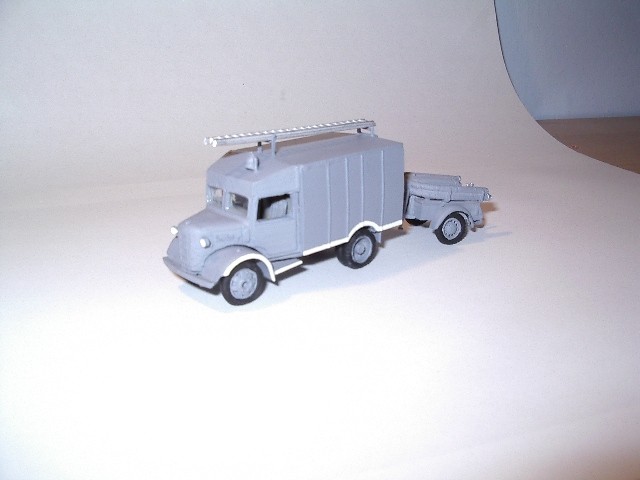 Austin K2 ATV & Trailer Pump 1/76th Scale