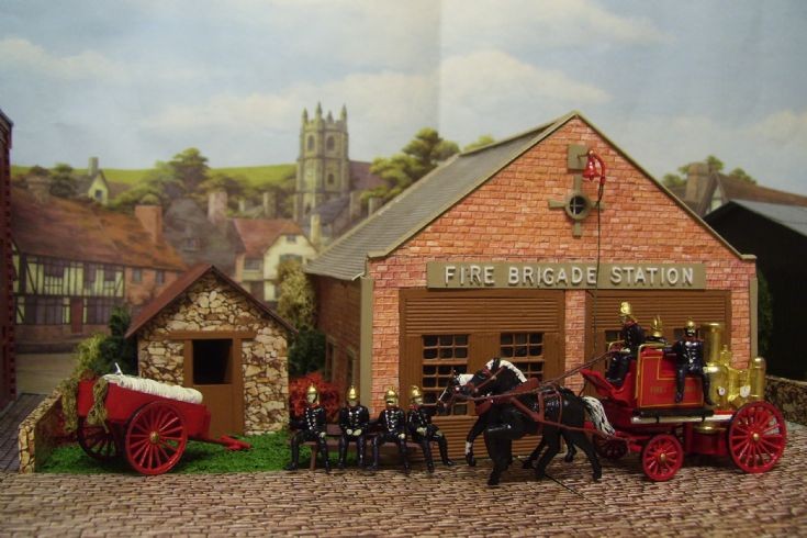The 1920's Village Horse Drawn Steamer.