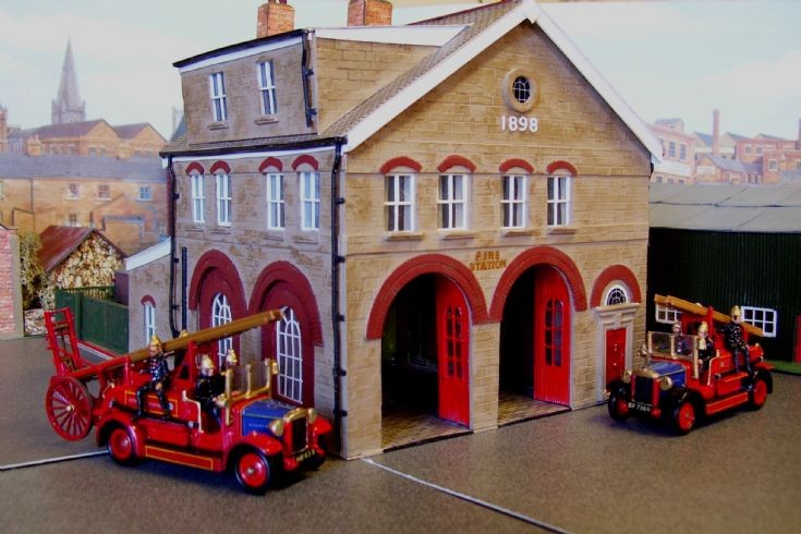 1900 Circa City Fire Station and Appliances.