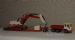 Truck, trailer and excavator